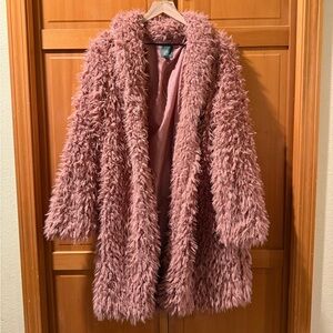 Wild Fable Pink Teddy Jacket